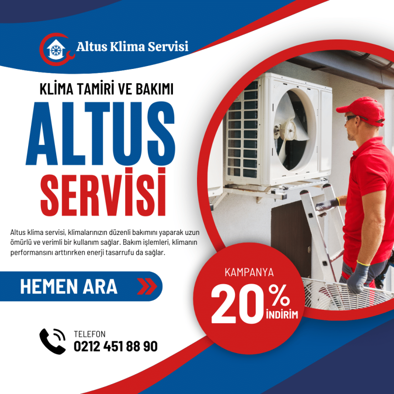 İstanbul Altus klima servisi. Klima sökme takma servisleri.